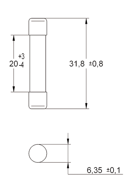 Предохранитель CH 5x20 T 250mA 250V UL арт. 006710247