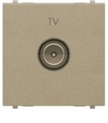 (2CLA225070N1901) N2250.7 CV Розетка TV проста Zenit шамп, ABB