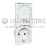 (2CLA328800A1101) 3288 BL Розетка Schuko IP54 панель білий, ABB