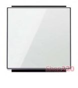 (2CLA850100A2101) 8501 CB Клавіша одинарна Sky біле скло, ABB
