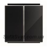 (2CLA851100A2501) 8511 CN Клавіша подвійна Sky чорне скло, ABB