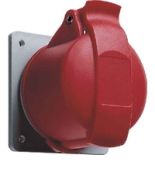 (2CMA170012R1000) Розетка панель кут.фланець 16A 3P+E IP44, ABB