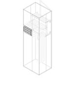 (PRVS0582) REAR VERT.SEGREG. H=50MM W=800MM INT.UP., ABB