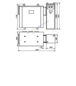 A96EVX250+TRP+IP55 Вольтметр 240°, вхід/шкала 250В, троп., IP55