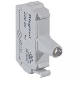 (23070) Osmoz Бл-конт. пруж.кл.130В LED Біл, Legrand