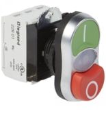 (23725) Osmoz Кнопка тгн.-штвх.ø40 чер НЗ НО, Legrand