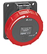 (51130) Hypra Розетка панельна 3P+E 16A IP67, Legrand