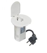 (54085) Люк з роз. 2К+З та USB 2м біл., Legrand