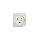 (55432) Розетка силова 2К+З 20А, Legrand