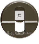 (67951) Celiane Лицьова Панель розетки RJ45 Графіт, Legrand