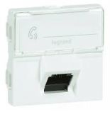 (76508) MOSAIC RJ45 STP кат6a 45° Білий, Legrand