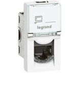 (76563) MOSAIC Розетка інформаційна RJ45 STP кат.6 LCS²(1 модуль), колір Білий, Legrand