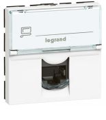 (76574) MOSAIC RJ45UTP 6a 2мод Білий, Legrand