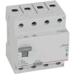 (402062) RX³ Диференційне Реле 30mA 25А 4п AC, Legrand