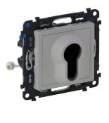 (752325) Valena LIFE Вимикач з ключем 2 позиції Алюміній, Legrand