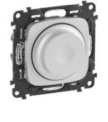 (752762) Valena ALLURE Світлорегулятор нажимний RL,CFL,LED Білий, Legrand