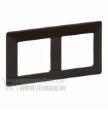 (754172) Valena LIFE Рамка 2 пости Темне дерево, Legrand