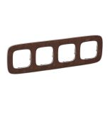 (754454) Valena ALLURE Рамка 4 пости Шкіра, Legrand