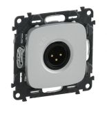 (754747) Valena ALLURE Розетка XLR 3-полюсна, штекер Алюміній, Legrand