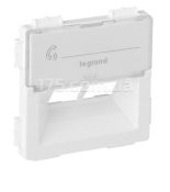 (755380) Valena LIFE Накладка для інформаційних розеток Rutenbeck подвійна Білий, Legrand