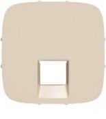 (755416) Valena ALLURE Лицьова панель розетки RJ11 / RJ45 Слонова кістка, Legrand