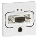 (770282) Valena Розетка HD15+Jack 3,5мм Алюміній, Legrand
