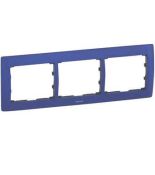 (771913) Galea Life Рамка 3 Пости Горизонтальна; колір Metal Magic Blue, Legrand