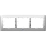 (771953) Galea Life Рамка 3 Пости Горизонтальна; колір Metal Brushed Aluminium, Legrand
