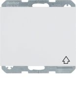 (47516079) Розетка з з/к, кришка, зах.контактів, 16А/250В, пол.білизна, Q.х, Hager