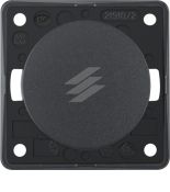 (936522505) Вимикач 2-полюсний, антрацит, 16АХ/250В, Integro, Hager