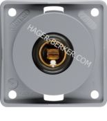 (945172507) Розетка для авто-штекера, сіра, 16А/12-24В, Integro, Hager