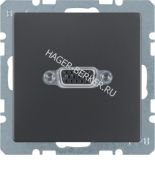 (3315406086) VGA-розетка, антрацит, Q.х, Hager