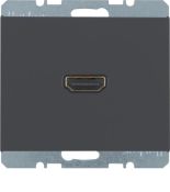 (3315427006) HDMI-розетка, антрацит, K.1, Hager
