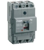 (HDA080L) Автоматичний вимикач x160, In=80А, 3п, 18kA, Тфікс./Мфікс. , Hager