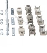 (LZ156) Комплект призмових зажимів, 3-пол., Cu/Al, для NH2, 2x150-185мм.кв., Hager