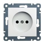 (WL1010) Розетка без з/к Lumina, біла, 16А/230В , Hager