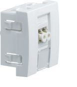 (WS271) Розетка для оптичного з'єднання LC, 2М білий, Hager