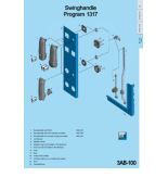 3BHB018633R0001 DOOR HINGE (LEFT) EMKA 1110-U69 Модуль