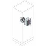 EN2105K Вент. решетка с фильтром + вентилятор 115V kit 105x105 мм. (wxw)