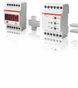 (2CSM274693R1011) AMTD-1-R Вольтметр цифровий  з реле на DIN-рейку, АС/DC, ABB