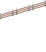 (ZX2025) 2CPX042221R9999 Шина мідна 30x10мм довжина 184мм  , ABB
