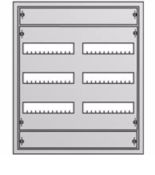 (AT42R3) 2CPX071683R9999 AT42R3     Dist. Board 3R w.door, ABB