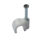 M057640000 Скоба с гвоздем 6X3,5 WHITE-200 шт.