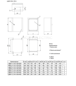 (YKM42-07-54-P) Корпус  металл.  ЩМП-7-2 У1 PRO 1400х650х285 IP54