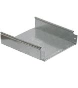 (CLNK10-080-100-3) Лоток крашенный неперфорированный 80х100х3000 IEK (з)
