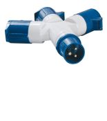 (PAS31-016-3) Адаптер трехлучевой ТS1013 2P+PE 16A 250B IP44 IEK