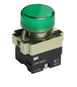 (BLS50-BU-K06) Индикатор LAY5-BU63 зеленого цвета d22мм IEK