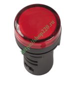 (BLS10-ADDS-230-K04-16) Лампа AD16DS LED-матрица d16мм красный 230В AC IEK