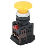 (BBG30-AEA-K05) Кнопка AEА-22 "Грибок" желтый d22мм 1з+1р IEK