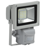 (LPDO502-10-K03) Прожектор СДО 05-10Д (детектор) светодиодный серый SMD IP44 IEK